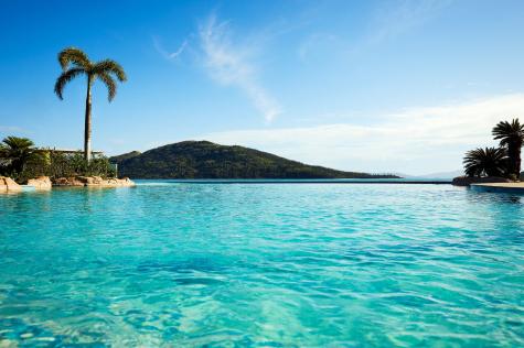 Daydream looking over the pool to the north
 - Daydream Island Resort