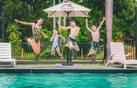Children enjoying the pool
 - Litchfield Outback Resort