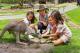 Zookeeper and children with kangaroo - Astra Lumina Day & Dusk Combo Currumbin Wildlife Sanctuary