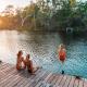 Swimming at Harry's Hut  - Everglades Explorer Everglades Eco Safaris