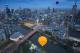 3 Balloons flying over the city
 - Melbourne Sunrise Hot Air Balloon Flight Global Ballooning Australia Pty Ltd